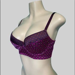 VS Very Sexy LINED DEMI BUSTE DOUBLE BRA Pink 34D